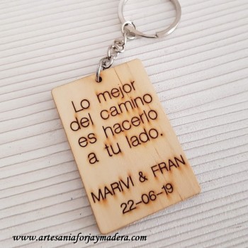 Llavero Lo mejor del camino...
