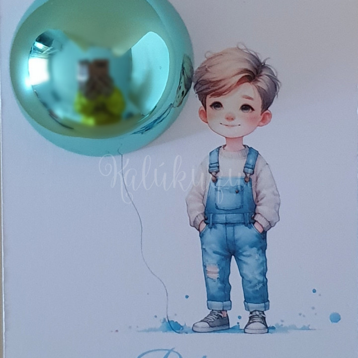 Bálsamo Labial Tarjeta Niño Globo