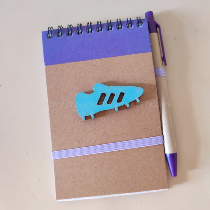 Libreta con Boli Zapatillas futbol