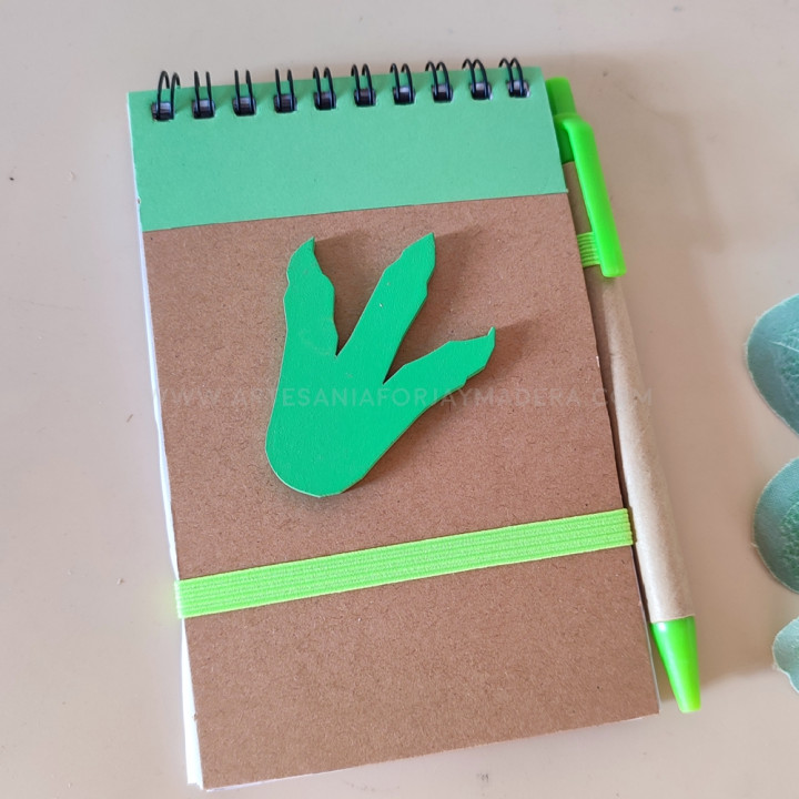 Libreta con Boli Huella de Dinosaurio