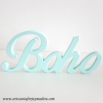 Letras decorativas Boho""