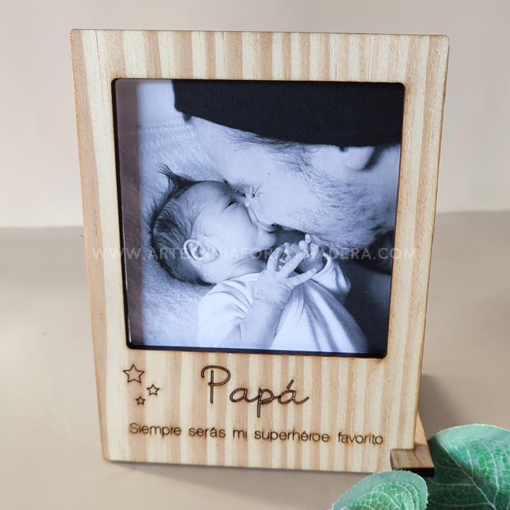 Portafotos Papa Polaroid vertical