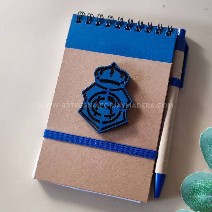 Libreta con Boli Futbol Recre