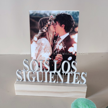 Portafotos Peana sois los...