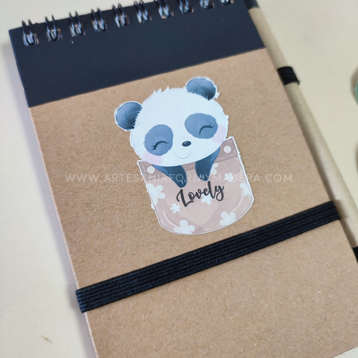 Libreta con Boli Panda