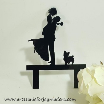 Cake Topper Novios con...