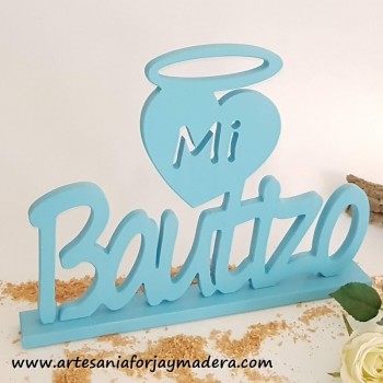 Letras Decorativas Mi bautizo