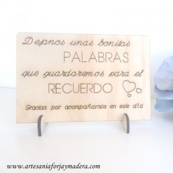 Letrero para Firmas