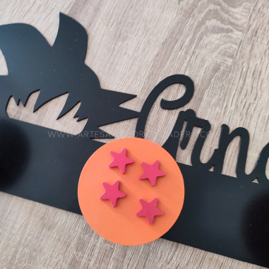 Percha Nombre Goku Dragon Ball