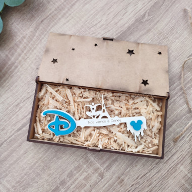 Caja Llave Basic 3d Blanco con Llave...