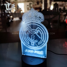 Lampara Led Futbol Real Madrid