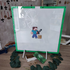 Marco de Firmas 3d Minecraft