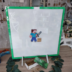 Marco de Firmas 3d Minecraft 2