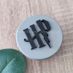 Tirador 3D Harry Potter siglas