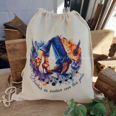 Mochila tejido Bailarines