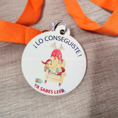 Medalla infantil Ya sabes leer