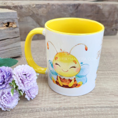 Taza Abeja bee happy 2