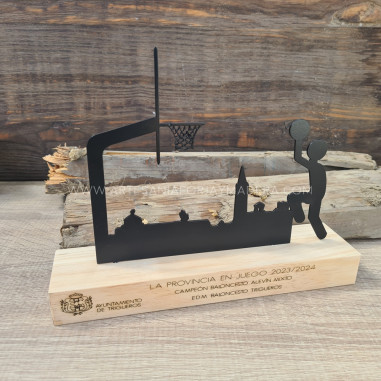 Trofeo Baloncesto silueta