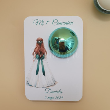 Bálsamo Labial Tarjeta Comunión Niña...