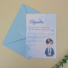 Invitación Comunión Niño