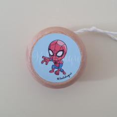 Yoyo de madera Spiderman