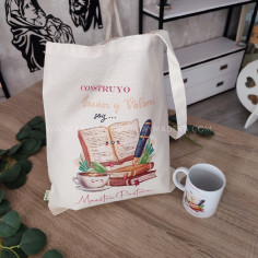Pack Bolsa tote bag + Taza...