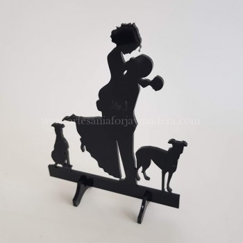 Cake Topper Novios con Galgos