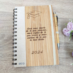 Cuaderno Madera + Bolígrafo... 2