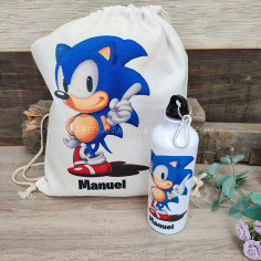 Pack Mochila + Botella Sonic 2