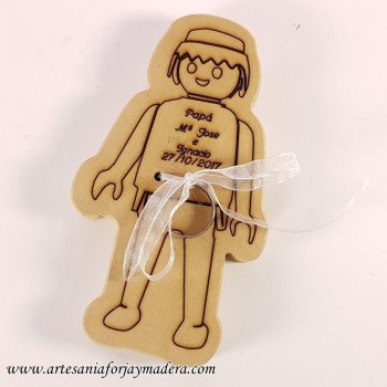 Porta Alianzas Novio Playmobil