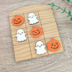 Juego 3 en Raya Halloween