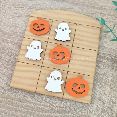 Juego 3 en Raya Halloween