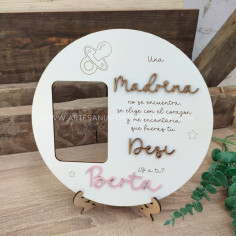 Placa Regalo Portafotos...