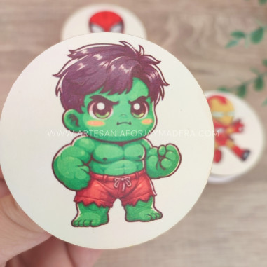 Tirador Ilustración superheroe Hulk
