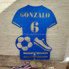 Medallero Camiseta de Futbol