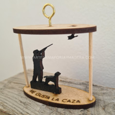 Colgante para coche Cazador