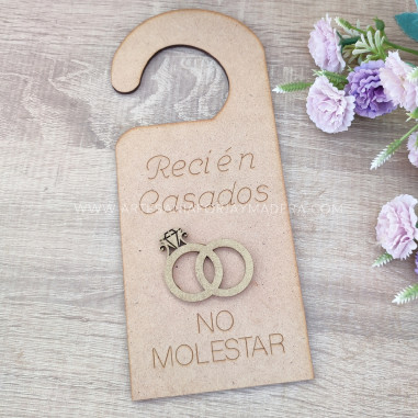 Colgador para puerta Recién Casados