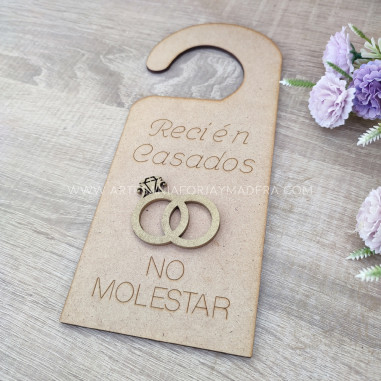 Colgador para puerta Recién Casados