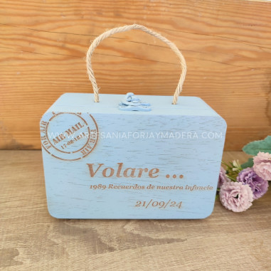 Caja Maleta con Sello