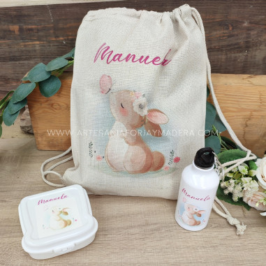 Pack Mochila + Botella + Sandwichera...
