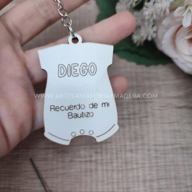 Llavero Bautizo Body bebe