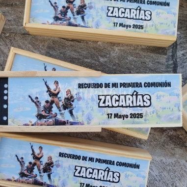 Juego Dominó Fortnite (tapa color)