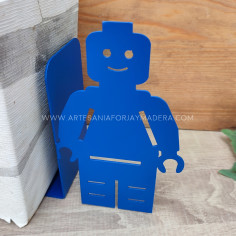 Sujetalibros Lego de Frente