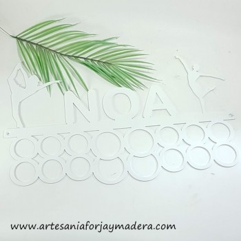 Medallero Aros multiples Danza