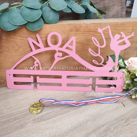 articulo personalizado de Forja y Madera para gimnasia