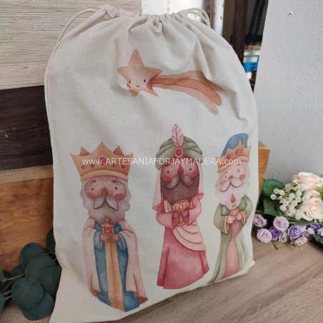 articulo artesanal con tematica de los reyes magos de oriente