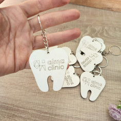 Llavero Muela Clinica dental 2