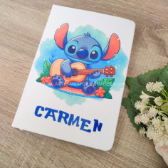 Cuaderno Stitch con guitarra