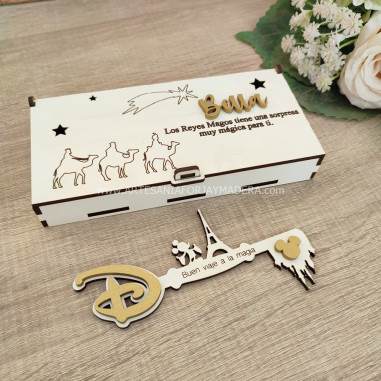 Caja Llave Basic 3d Reyes Magos (disney)