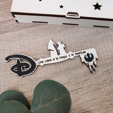 Caja Llave Basic 3d Blanco con Llave...